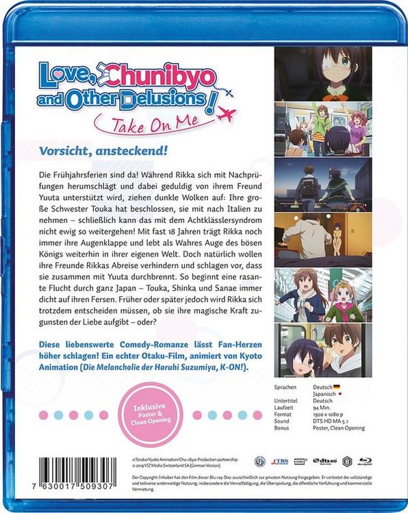 Produktbild: Love, Chunibyo & Other Delusions! - Take On Me (Movie) - Blu-ray