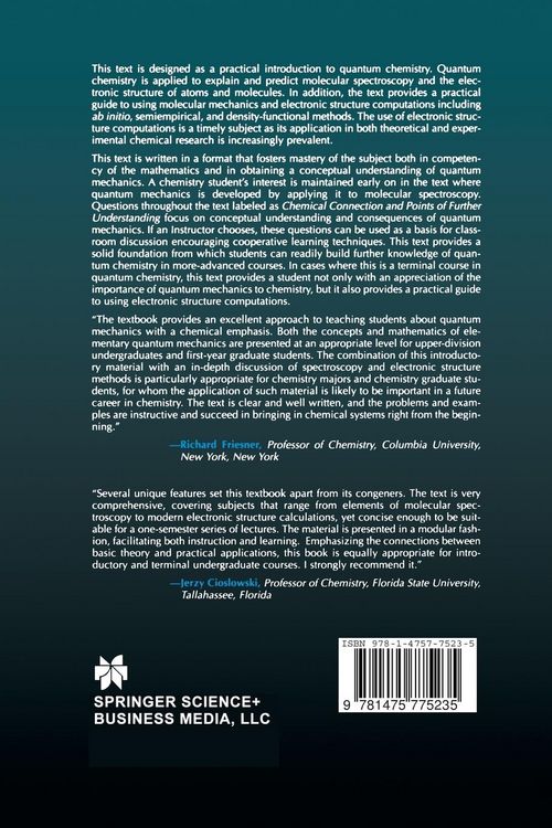 Produktbild: Fundamentals of Quantum Chemistry