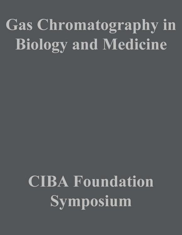 Produktbild: Gas Chromatography in Biology and Medicine