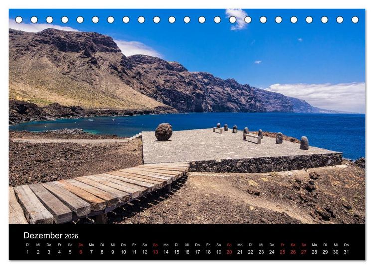 Produktbild: Teneriffa (Tischkalender 2026 DIN A5 quer), CALVENDO Monatskalender