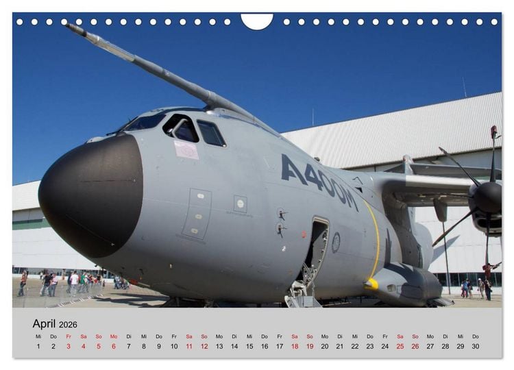 Produktbild: Transportflugzeug Airbus A400M Atlas (Wandkalender 2026 DIN A4 quer), CALVENDO Monatskalender