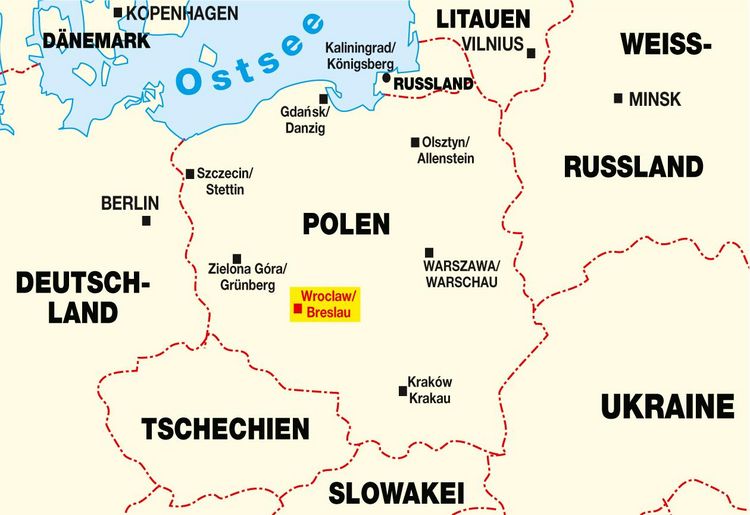 Produktbild: Stadtplan Breslau - SP 015