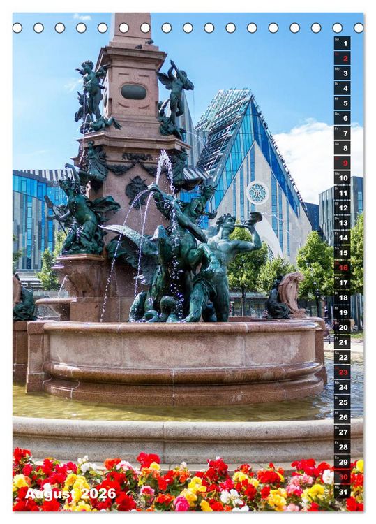 Produktbild: Mein Leipzig (Tischkalender 2026 DIN A5 hoch), CALVENDO Monatskalender