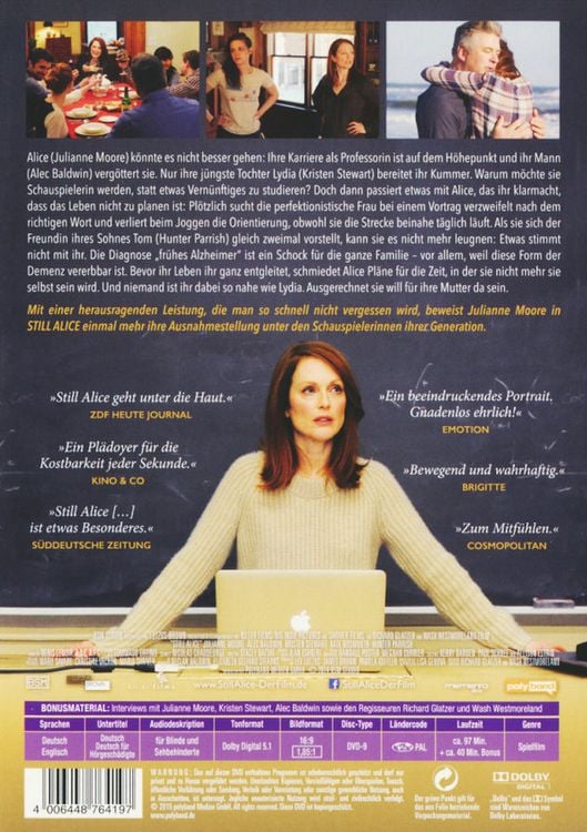 Produktbild: Still Alice - Mein Leben ohne gestern