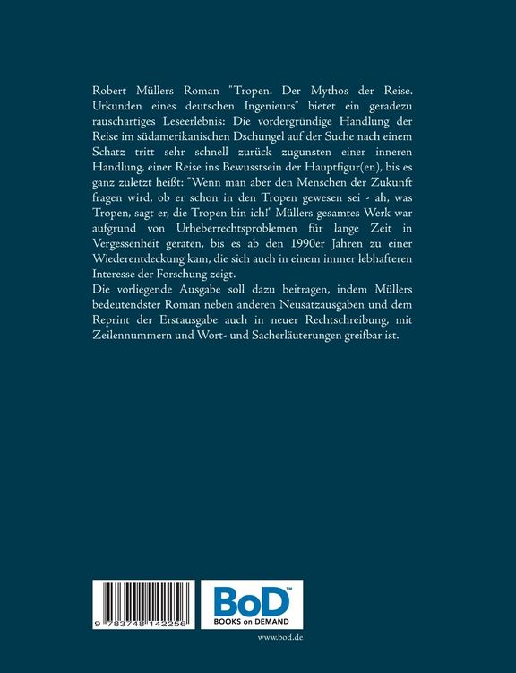Produktbild: Tropen. Der Mythos der Reise. Urkunden eines deutschen Ingenieurs