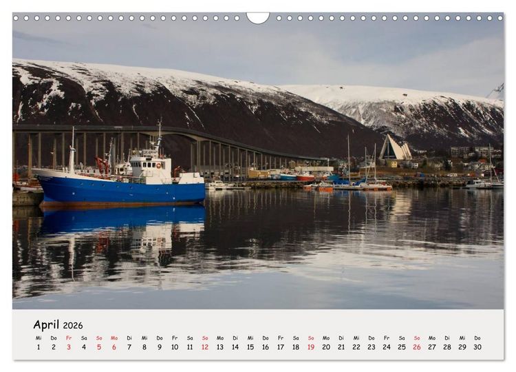 Produktbild: Auf dem Weg zum Nordkap (Wandkalender 2026 DIN A3 quer), CALVENDO Monatskalender
