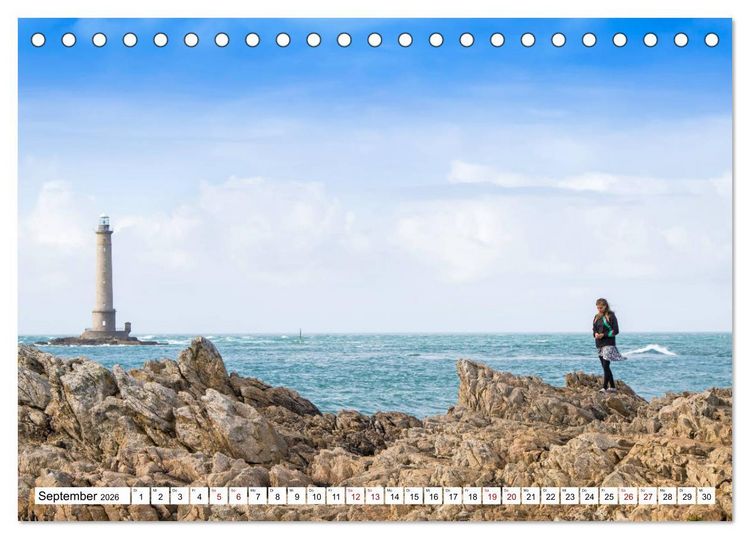Produktbild: Cotentin &ndash; unser St&uuml;ck vom Paradies (Tischkalender 2026 DIN A5 quer), CALVENDO Monatskalender