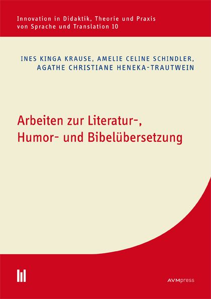Produktbild: Arbeiten zur Literatur-, Humor- und Bibel&uuml;bersetzung
