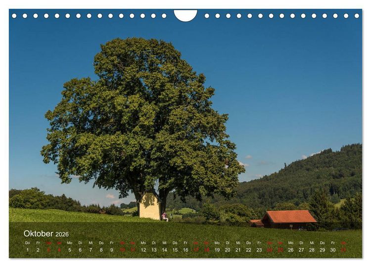 Produktbild: Naturerlebnis Aschau (Wandkalender 2026 DIN A4 quer), CALVENDO Monatskalender