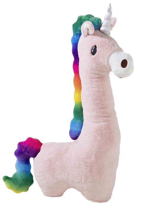Produktbild: Heunec 343696 - KUMA Cuddle Buddy Einhorn Rosie, Pl&uuml;sch, 80 cm, Seitenschl&auml;ferkissen