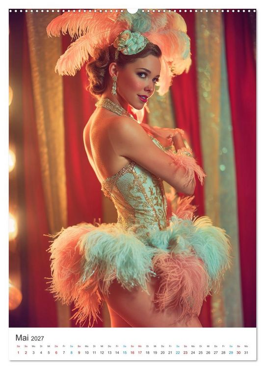 Produktbild: The Art of Burlesque (hochwertiger Premium Wandkalender 2027 DIN A2 hoch), Kunstdruck in Hochglanz