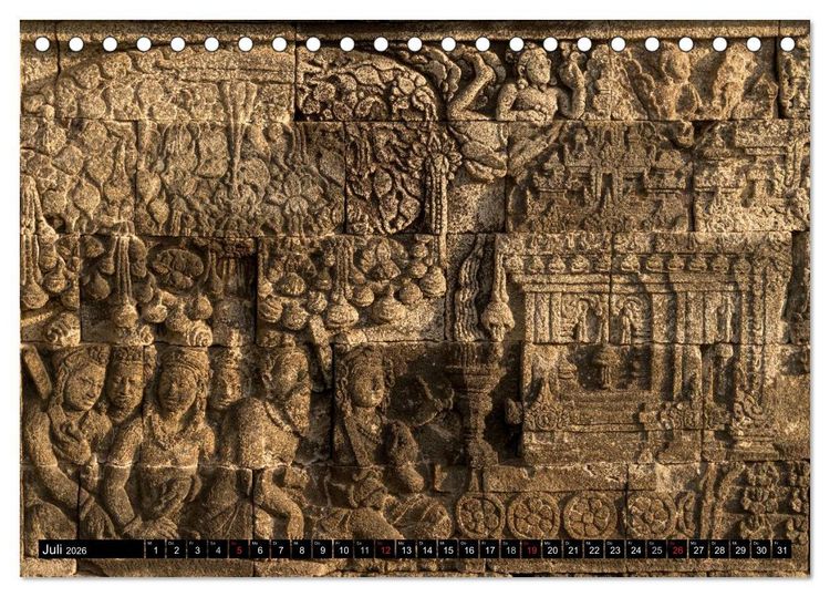 Produktbild: Yogyakarta - Indonesien (Tischkalender 2026 DIN A5 quer), CALVENDO Monatskalender