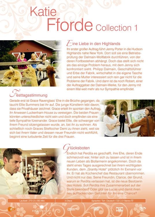 Produktbild: Katie Fforde - Collection 1 [3 DVDs im Schuber]
