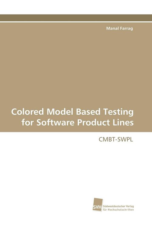 Produktbild: Colored Model Based Testing for Software Product Lines