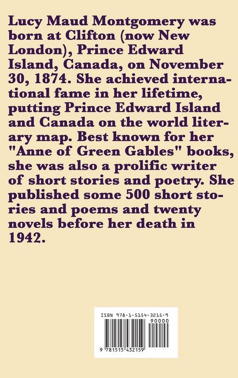 Produktbild: The Short Stories of Lucy Maud Montgomery from 1907-1908