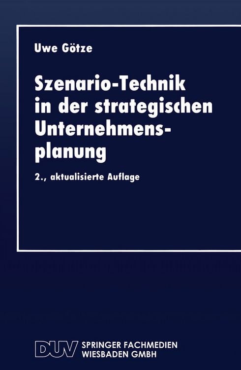Produktbild: Szenario-Technik in der strategischen Unternehmensplanung