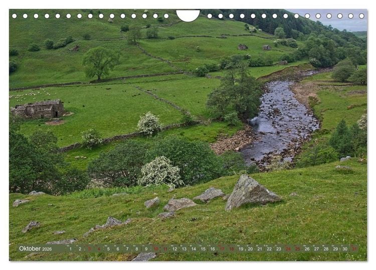Produktbild: Yorkshire Dales, eine Landschaft zum Tr&auml;umen (Wandkalender 2026 DIN A4 quer), CALVENDO Monatskalender