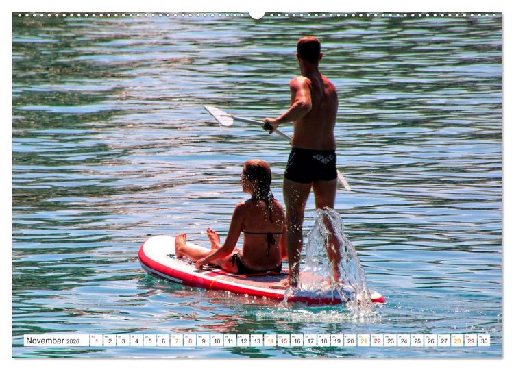 Produktbild: Stand-Up-Paddling SUP (Wandkalender 2026 DIN A2 quer), CALVENDO Monatskalender
