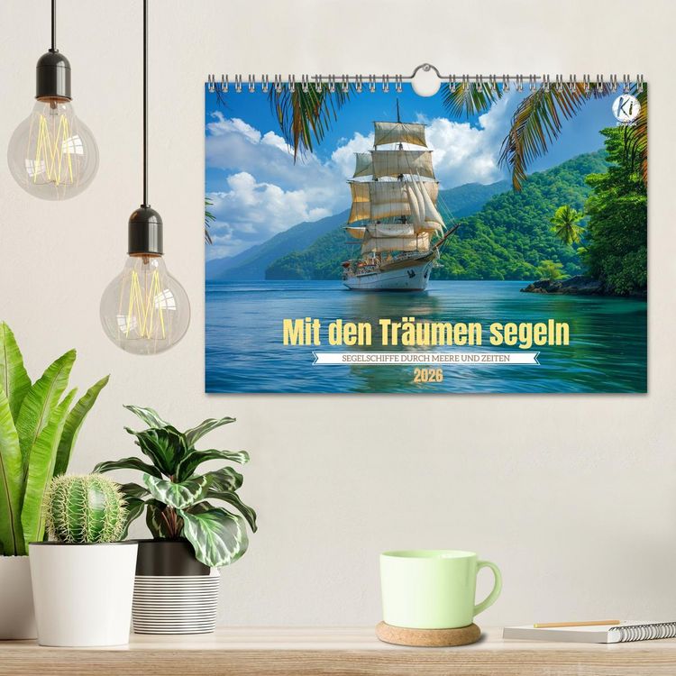 Produktbild: Mit den Tr&auml;umen segeln (Wandkalender 2026 DIN A4 quer), CALVENDO Monatskalender