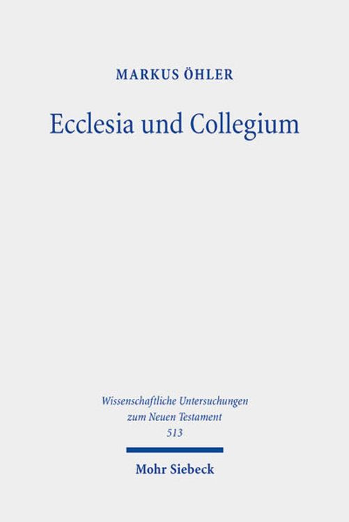 Produktbild: Ecclesia und Collegium