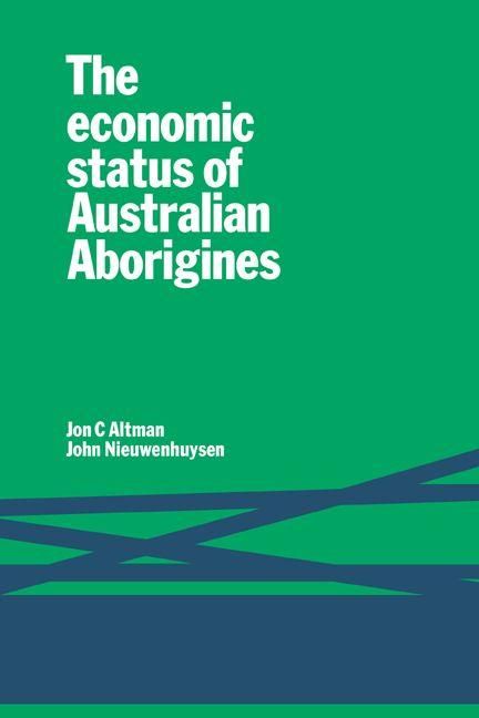 Produktbild: The Economic Status of Australian Aborigines