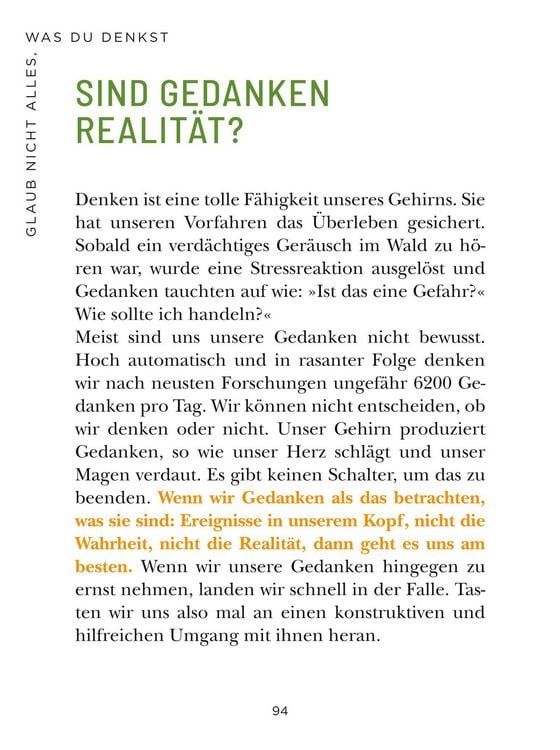 Produktbild: Die 1-Minuten-Strategie gegen Overthinking