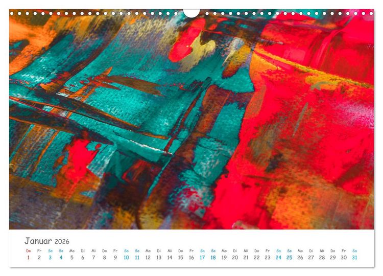 Produktbild: Colorpop - Joyful, abstract. multicolored (Wandkalender 2026 DIN A3 quer), CALVENDO Monatskalender