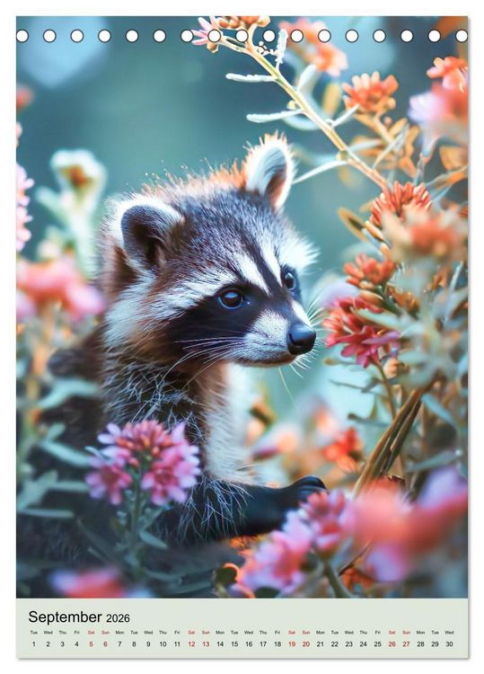 Produktbild: Baby Wildlife (Desk Calendar 2026 DIN A5 portrait), CALVENDO 12 Month DeskCalendar