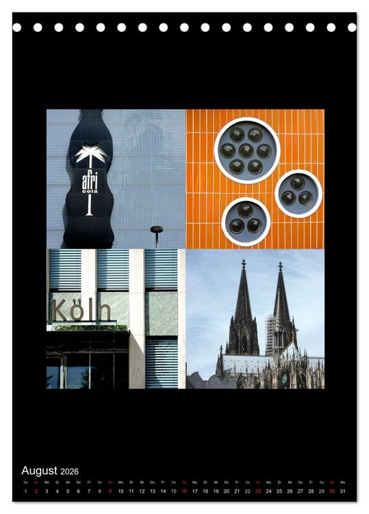 Produktbild: MEIN K&Ouml;LN Photos Marion Koell (Tischkalender 2026 DIN A5 hoch), CALVENDO Monatskalender