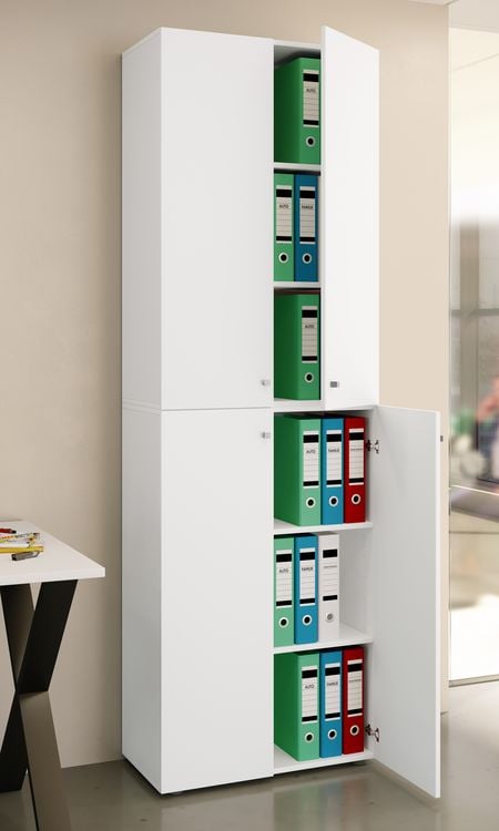 Produktbild: B&uuml;roschrank B&uuml;cher Ordner Aktenschrank Lona 6fach