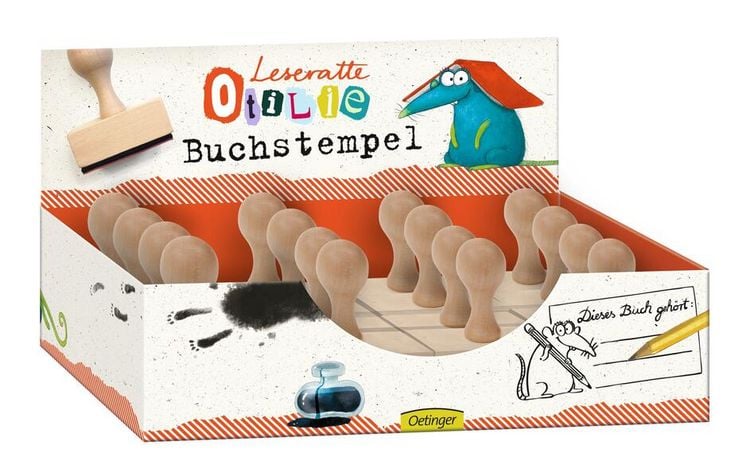 Produktbild: Leseratte Otilie. Buchstempel