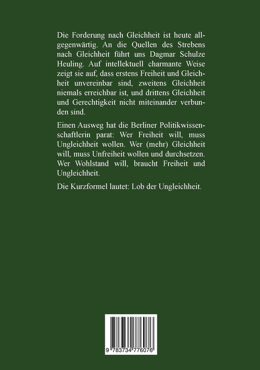 Lob der Ungleichheit