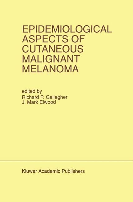 Produktbild: Epidemiological Aspects of Cutaneous Malignant Melanoma