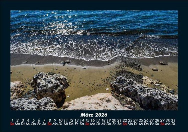 Produktbild: Die sch&ouml;nsten Meereslandschaften 2026 Fotokalender DIN A5