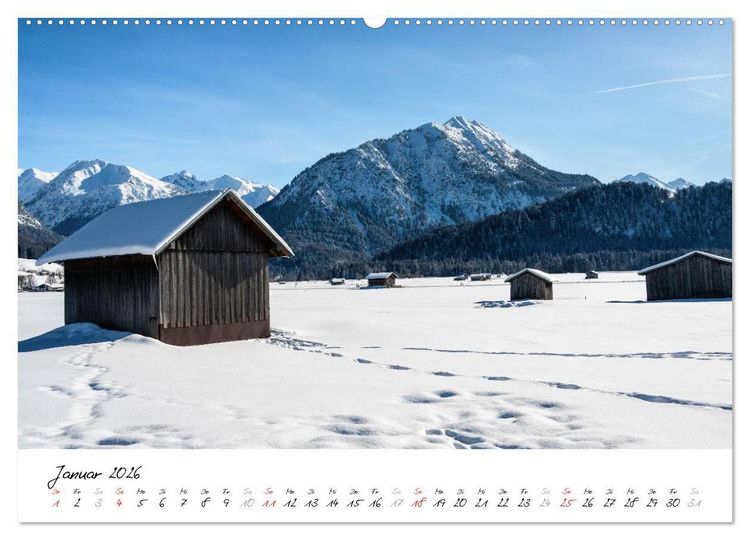 Produktbild: Erlebnis Oberallg&auml;u (Wandkalender 2026 DIN A2 quer), CALVENDO Monatskalender