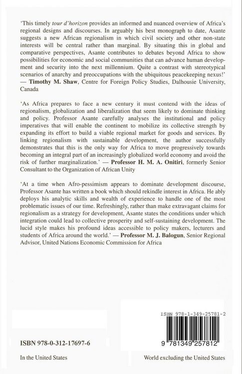 Produktbild: Regionalism and Africa&rsquo;s Development
