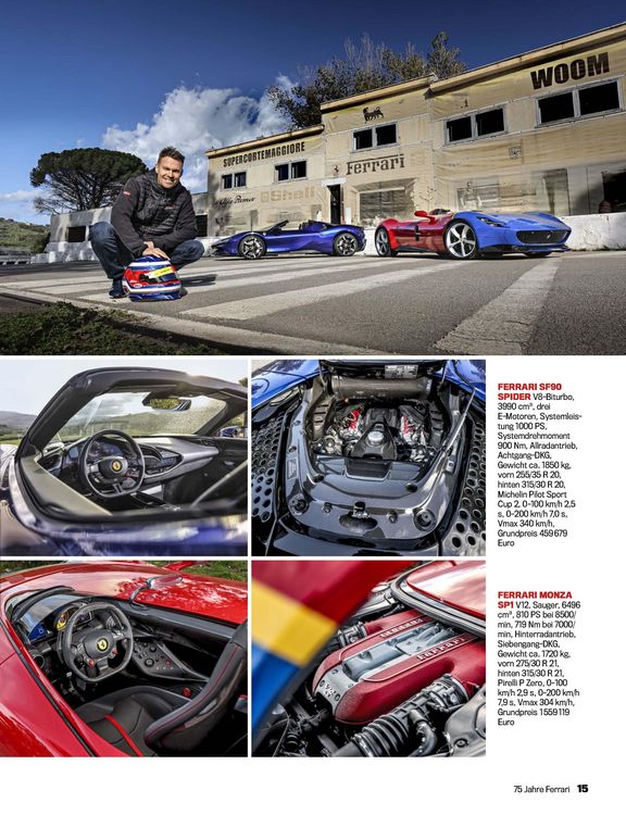 Produktbild: Auto motor und sport Edition - 75 Jahre Ferrari