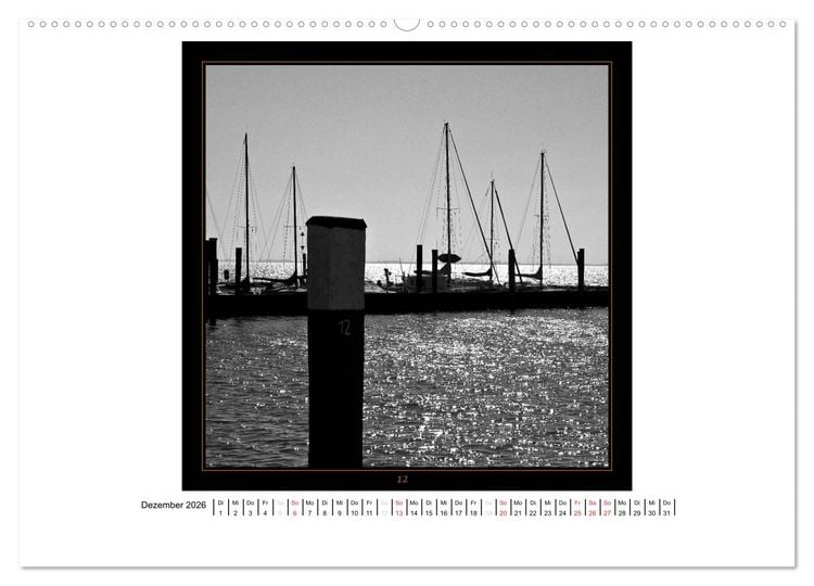 Produktbild: Wangerooge in Fine Art (Wandkalender 2026 DIN A2 quer), CALVENDO Monatskalender