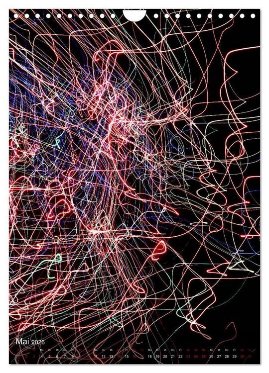 Produktbild: FEUERWERK - Lichtspiele (Wandkalender 2026 DIN A4 hoch), CALVENDO Monatskalender