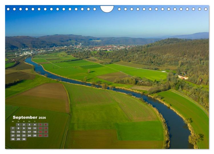 Produktbild: Die Werra in Hessen (Wandkalender 2026 DIN A4 quer), CALVENDO Monatskalender