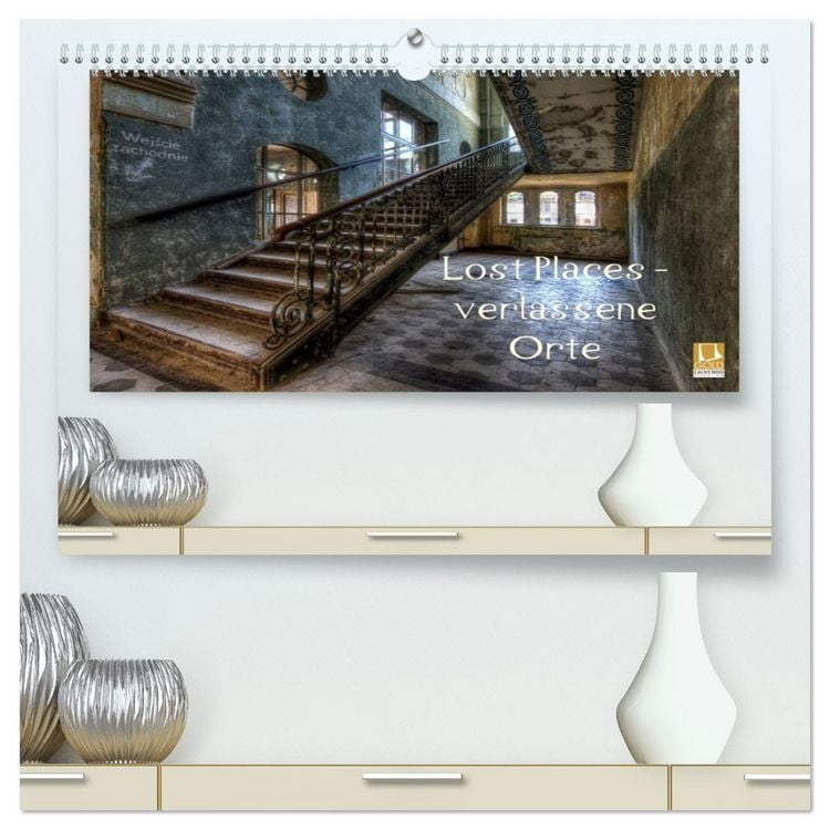 Produktbild: Lost Places - Verlassene Orte (hochwertiger Premium Wandkalender 2026 DIN A2 quer), Kunstdruck in Hochglanz