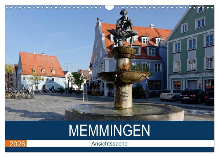 Produktbild: Memmingen - Ansichtssache (Wandkalender 2026 DIN A3 quer), CALVENDO Monatskalender