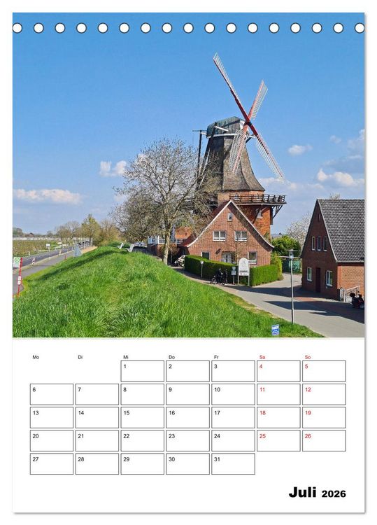 Produktbild: Fr&uuml;hling im Alten Land - Baumbl&uuml;tenzeit (Tischkalender 2026 DIN A5 hoch), CALVENDO Monatskalender