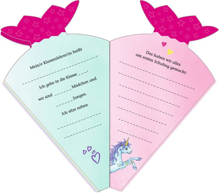 Produktbild: Mini-Schult&uuml;tenbuch &ndash; Hurra, endlich Schulkind!