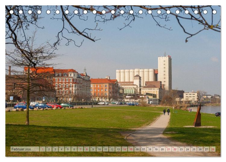 Produktbild: Unterwegs in Riesa (Tischkalender 2026 DIN A5 quer), CALVENDO Monatskalender