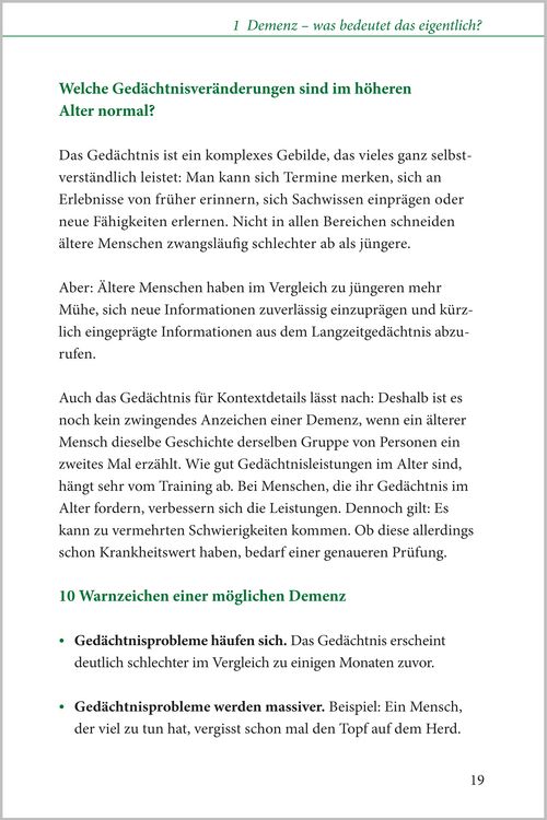 Produktbild: Demenz - der kompakte Ratgeber