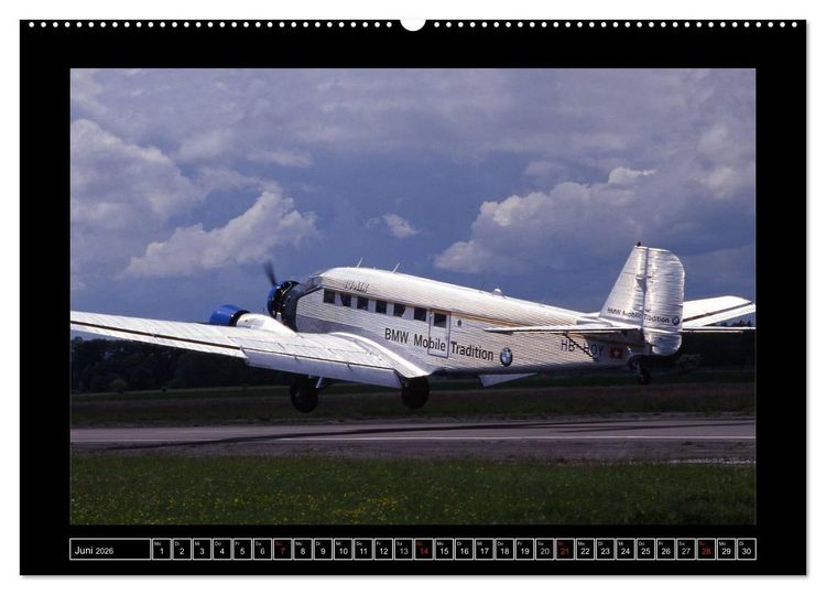 Produktbild: JU-AIR Ju-52 (Wandkalender 2026 DIN A2 quer), CALVENDO Monatskalender