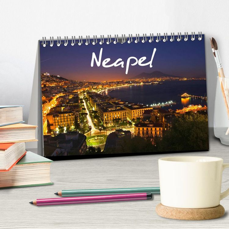 Produktbild: Neapel 2026 (Tischkalender 2026 DIN A5 quer), CALVENDO Monatskalender