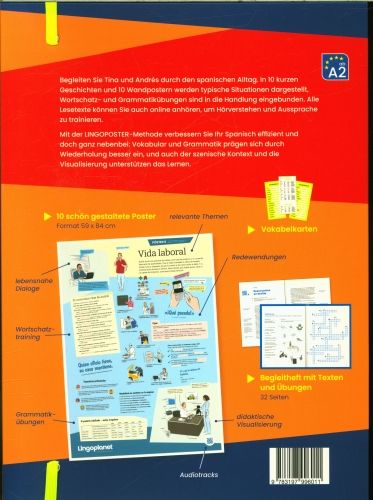 Produktbild: Lingoposter: Spanisch lernen im Vorbeigehen