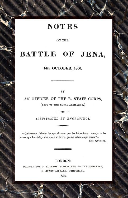 Produktbild: Notes on the Battle of Jena 14th October 1806